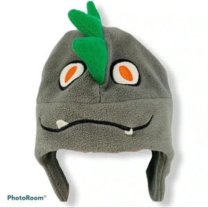 Hanna Andersson Dino polar fleece toddler hat